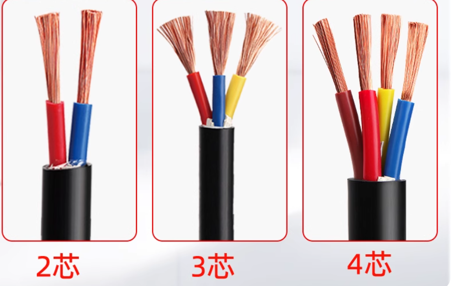 电线电缆线家用装电源线软线2芯1.5/2.5/4/6平方护套线