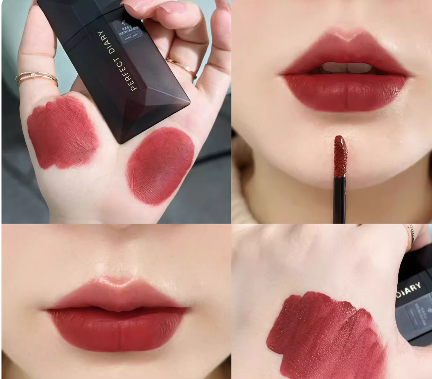 完美日记名片唇釉019暗恋系列口红026唇露不沾杯不掉色大牌正品女